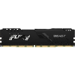 Оперативная память Kingston Fury Beast, DDR4, 32GB (1x32GB), 3600MHz, CL18, DIMM, с радиатором, черный, фото2