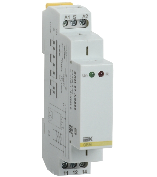 Реле импульсное ORM 1 конт. 230В AC IEK ORM-01-AC230