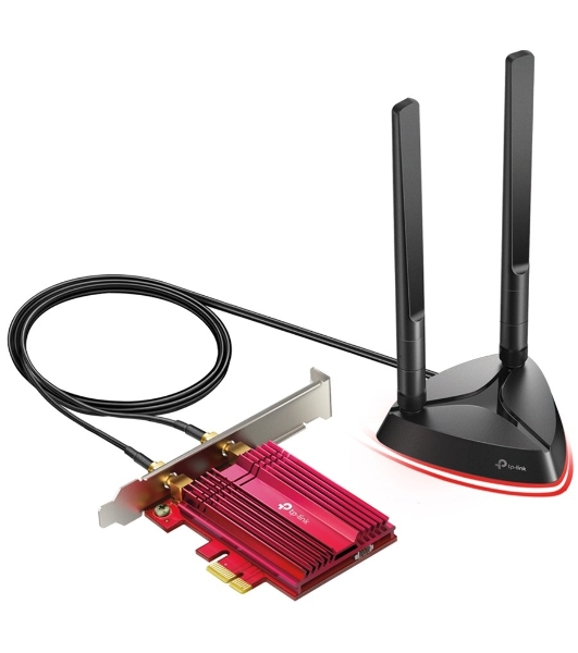 Адаптер TP-Link Wi-Fi 11AX 3000Mbps dual-band PCI-E adapter, two external Antennas