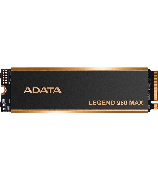 Накопитель SSD ADATA LEGEND 960 MAX, 4Tb, M.2 2280, PCIe 4.0 x4, NVMe, R/W 7400/6800, с радиатором