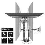 Настольное крепление ExeGate EDM2-3210-11 (кронштейн для двух мониторов 15'-32', VESA 75x75, 100x100, макс. нагрузка на один кронштейн 10 кг, наклон -90°/+90°, поворот -90°/+90°, вращение 360°, 2 способа крепления: сквозное и струбцина, черный), фото4