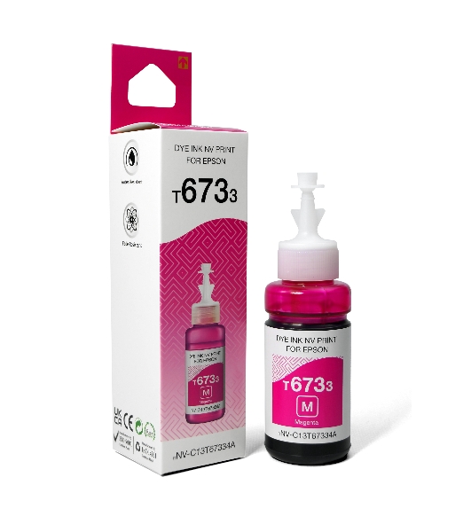 Чернила NVPrint T6733 (NV-C13T67334A) для аппаратов Epson (70 мл) Magenta (в коробке) совместимые