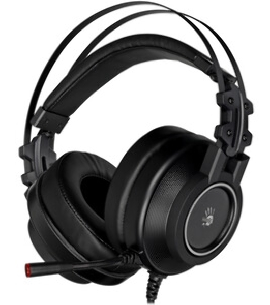 Гарнитура Bloody G528C чёрный, проводная, подсветка
