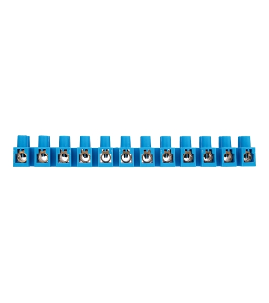 Клеммная винтовая колодка Rexant KВ-40 25-40, ток 100 A, полиэтилен синий (10 шт./уп.)