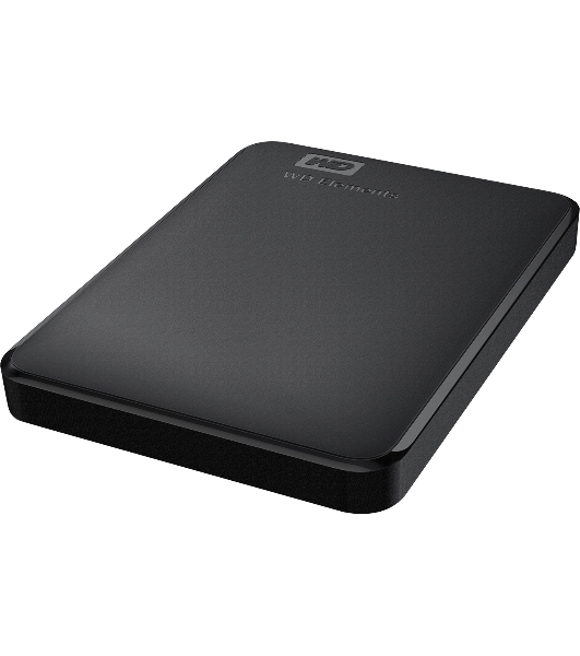 Внешний HDD 2.5' Western Digital Elements Portable, 2TB, USB 3.2 Gen 1 Type-A, 5400 rpm, черный