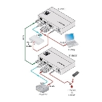 Передатчик Kramer Electronics TP-580T сигнала HDMI, RS-232 и ИК в кабель витой пары (TP), до 70 м, фото8