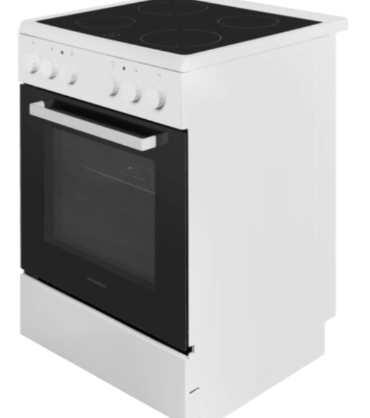 Плита электрическая Maunfeld MEC65CW07 белый, конфорок 4 шт, духовка 60 л, 60 см x 85 см x 60 см