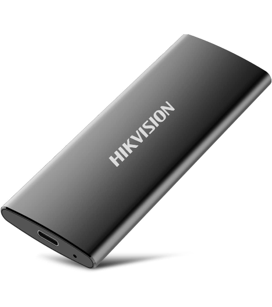 Внешний SSD Hikvision HS-ESSD-T200N, 512G, USB Type-C 3.1, R/W 450 МБ/с / 400 МБ/с, черный