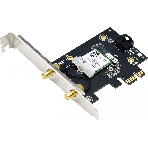 Сетевой адаптер ASUS PCE-AX1800 WIFI 802.11ax, 2402 + 574Mbpsб PCI-E Adapter, 2 антенны; 90IG07A0-MO0B00, фото 1
