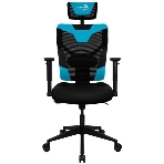 Кресло Aerocool GUARDIAN Ice Blue голубой, сетка, 150 кг, подголовник, регулируемые подлокотники, механизм качания, поясничная подушка, фото14