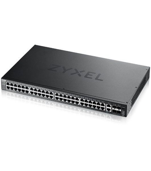 Коммутатор L3 Access Zyxel NebulaFlex Pro XGS2220-54, rack 19', 48xRJ-45: 1G, 2xRJ-45: 1/2.5/5/10G, 4xSFP+