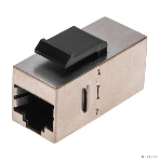 Адаптер проходной формата Rexant Pro Keystone, Jack RJ-45(8P8C), FTP, CAT 6, фото 1