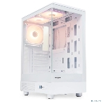 Компьютерный корпус HSPD F510, Panoramic Mid Tower, белый, TG, 0.5 SPCC, 3x120мм ARGB ATX, mATX, mITX 180/280/160мм 1x2.5', 1x3.5', 7xPCI 2xUSB-A 3.0 356x218x467мм, фото26
