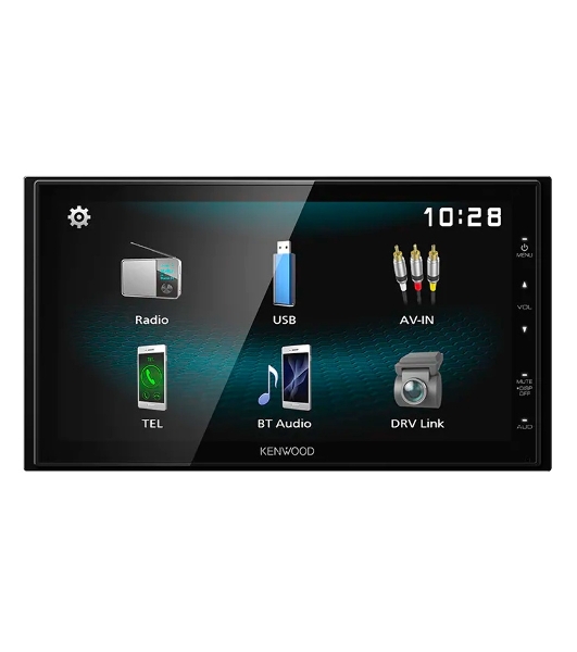 Автомагнитола Kenwood DMX1025BT, 2 DIN, 6.8', Bluetooth, USB Type-A