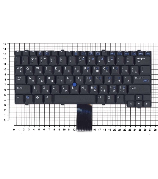 Клавиатура для ноутбука HP Compaq NC4000 NC4010 черная