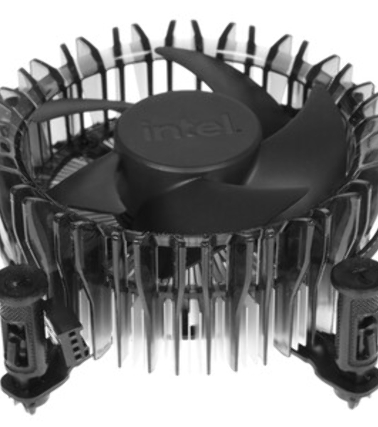 Кулер Intel ORIGINAL Laminar RS1 M23905 черный 90мм алюминий 3150rpm 36db 4-pin 47мм