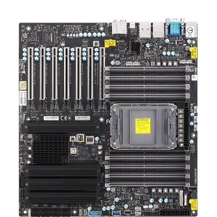 Материнская платая SuperMicro MB Single Socket LGA-4189 (Socket P+) supported/Up to 4TB 3DS ECC RDIMM/4 PCI-E 4.0 x16/3 PCI-E 4.0 x8/Single LAN