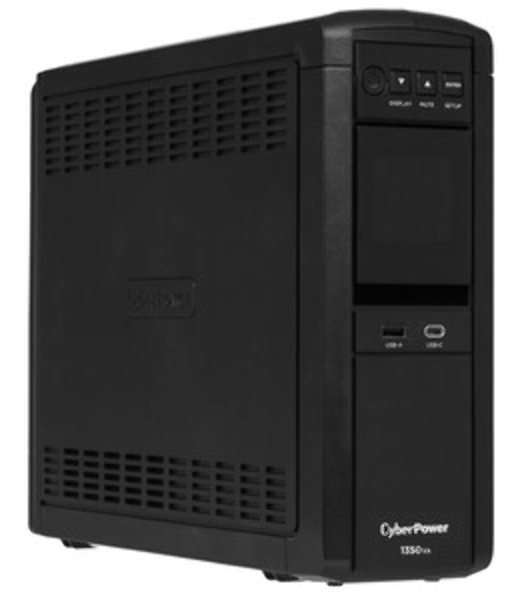 Источник бесперебойного питания Cyberpower CP1350EPFCLCD Line-Interactive 1350VA/810W USB/RS-232/RJ11/45 (6 EURO)