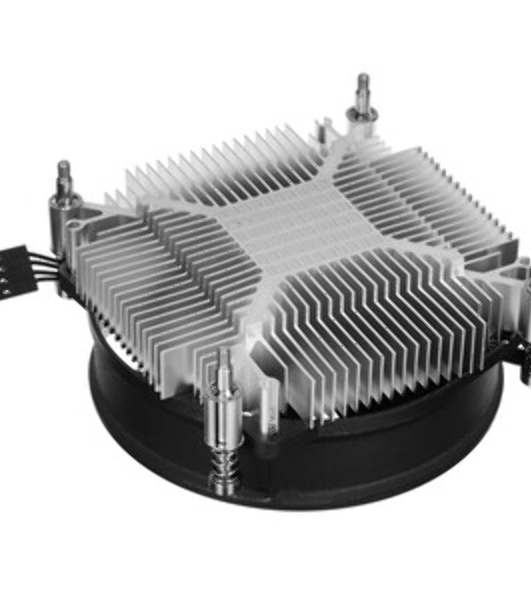 Кулер ID-COOLING DK-17 PWM серебристый/черный 92мм алюминий 2200rpm 26db 4-pin 65W 42мм