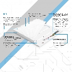 Светильник Gauss MiR IP40 встр/накл 595x595x50мм 35Вт 3500лм 6500К призма, фото2