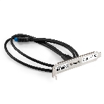 Планка портов в корпус Type-C ExeGate BrctUSB3-1C (USB 3.2 Gen1 20pin (IDC 20pin F) --> USB 3.2 Gen1 Type-Cf, кабель 30 см), фото4