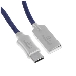 Кабель USB2.0 Cablexpert CC-P-mUSB02Bl-1.8M, AM/microB, серия Platinum, длина 1.8м, синий, блистер, фото5