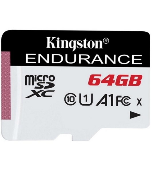 Флеш карта microSD 64Gb Kingston microSDНC Class 10 A1 UHS-I Endurance 95R/30W Card Only