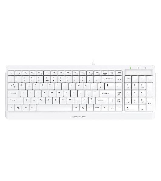 Клавиатура проводная A4Tech Fstyler FK15, USB, белый