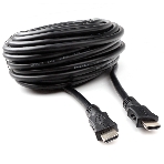 Кабель HDMI Cablexpert CC-HDMI4L-15M, 15м, v2.0, 19M/19M, серия Light, черный, позол.разъемы, экран, пакет, фото 1