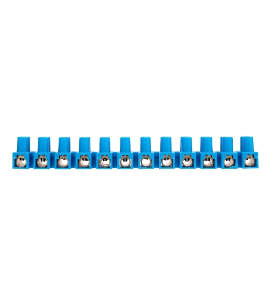 Клеммная винтовая колодка Rexant KВ-35 10-35, ток 80 A, полиэтилен синий (10 шт./уп.)