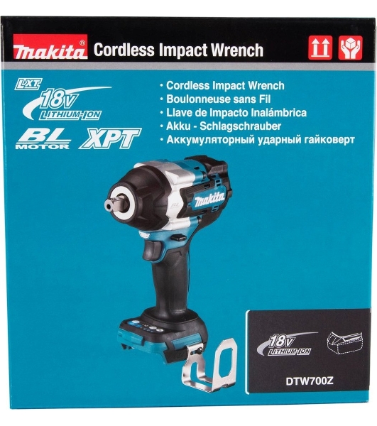 Гайковерт Makita DTW700Z ак(уд) BL-Motor, 18В, Li-ion, БЕЗ АКБ и БЕЗ ЗУ