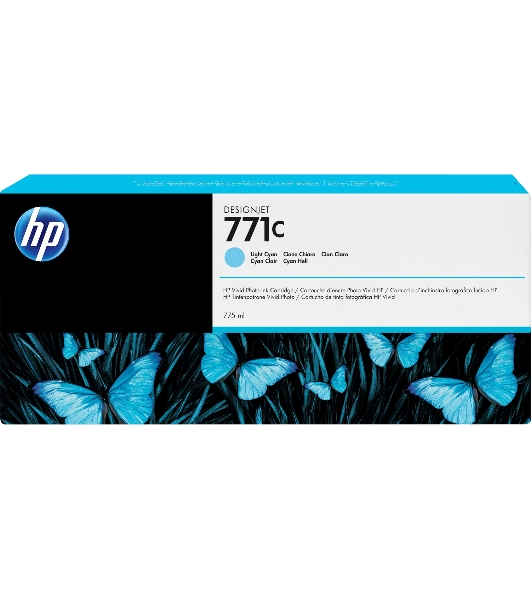 Картридж струйный HP №771C B6Y12A светло-голубой для HP DJ Z6200 (775мл)