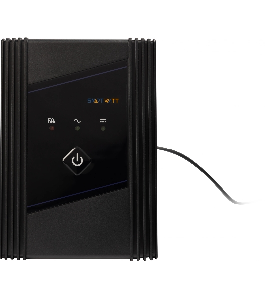 Источник бесперебойного питания SMARTWATT UPS UNI 450 черный 450/250 ВА/Вт, линейно-интерактивный, напольный, LED индикация, Shuko CEE7/4 - 2 шт.