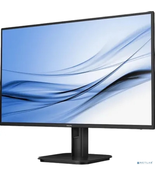 Монитор 27' Philips 27E1N1200A IPS 1920x1080, 100 Гц, 4 мс, 16:9, 300 кд/м², HDMI 1.4, DP 1.2, VGA, 3.5 мм, динамики (2x2 Вт), черный