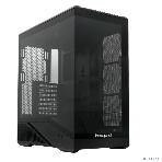Компьютерный корпус без блока питания HSPD F711-TGbK, Panoramic Full Tower, Black, TG, 0.7 SPCC, no fans ATX, mATX, mITX 190/420/280мм 2x2.5', 2x3.5', 7xPCI 1xUSB-A 3.0, 1xUSB-C 445x235x475мм, фото22