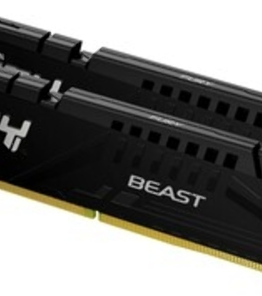 Оперативная память Kingston Fury Beast, DDR5, 64Gb (2x32 GB), 5600 MHz, CL36, радиатор, черный