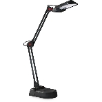 Лампа настольная Camelion KD-017A С0211W черный в к-те база+струбцина, фото 1
