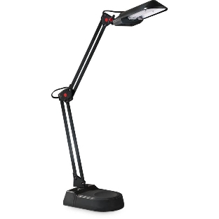 Лампа настольная Camelion KD-017A С0211W черный в к-те база+струбцина