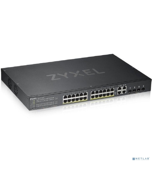 Коммутатор Zyxel NebulaFlex GS192024HPV2-EU0101F 24G 24PoE+ 375W управляемый