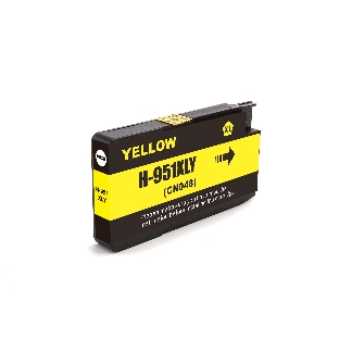 Картридж струйный NVPrint 951XL (NV-CN048AE) желтый для HP OfficejetPro 2251/276/8100/8615/8616/8600/8610/8620/8630/8640/8650/8660 (30 мл) cовместимый