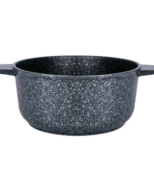 Кастрюля Maunfeld GRETA MF24GRTT01CR из литого алюминия со стеклянной крышкой, 24 см, 4 л