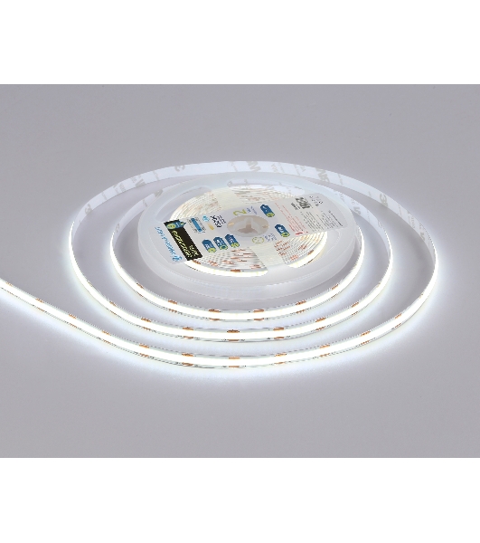 Светодиодная лента Ambrella light GS4653 COB 320Led/ 10W m/ 24V IP20 6500K/ 5000*8*1.54mm (2 конт.)