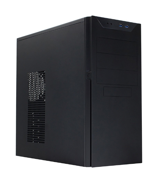 Компьютерный корпус Midi Tower Powerman/InWin BA833BK PM-600ATX-F U3.0*2+A(HD) Mid-ATX 6125674