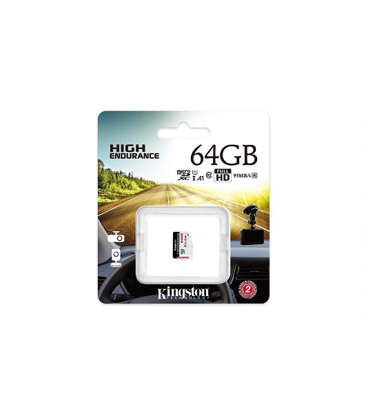 Флеш карта microSD 64Gb Kingston microSDНC Class 10 A1 UHS-I Endurance 95R/30W Card Only