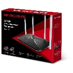 Беспроводный маршрутизатор Mercusys AC12, Dual Band, (867Мбит/с на 5 ГГц + 300Мбит/с на 2,4 ГГц)4 порта 100 Мбит/с, 4 фиксированных антенны, фото 1