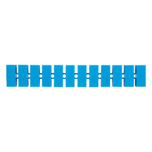 Клеммная винтовая колодка Rexant KВ-35 10-35, ток 80 A, полиэтилен синий (10 шт./уп.)