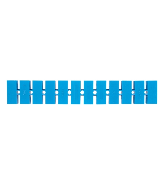 Клеммная винтовая колодка Rexant KВ-35 10-35, ток 80 A, полиэтилен синий (10 шт./уп.)
