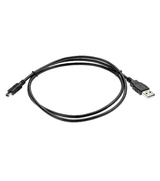 Кабель USB 2.0 A-->mini-B 5P (1м) черный TELECOM/VCOM TC6911BK-1.0M
