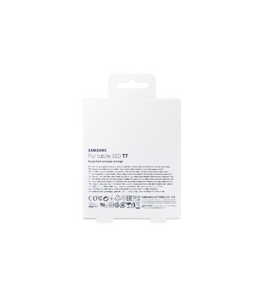 Внешний SSD Samsung T7, 2TB, USB 3.2 Gen 2 Type-C, R/W 1050/1000, титан
