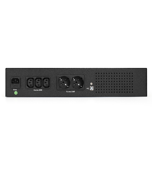 Источник бесперебойного питания ExeGate ServerRM UNL-1000.LCD.AVR.2SH.3C13.USB.2U 1000VA/650W, Color LCD, AVR, 2*Schuko+3*C13, USB, 2U, установка в стойку, черный